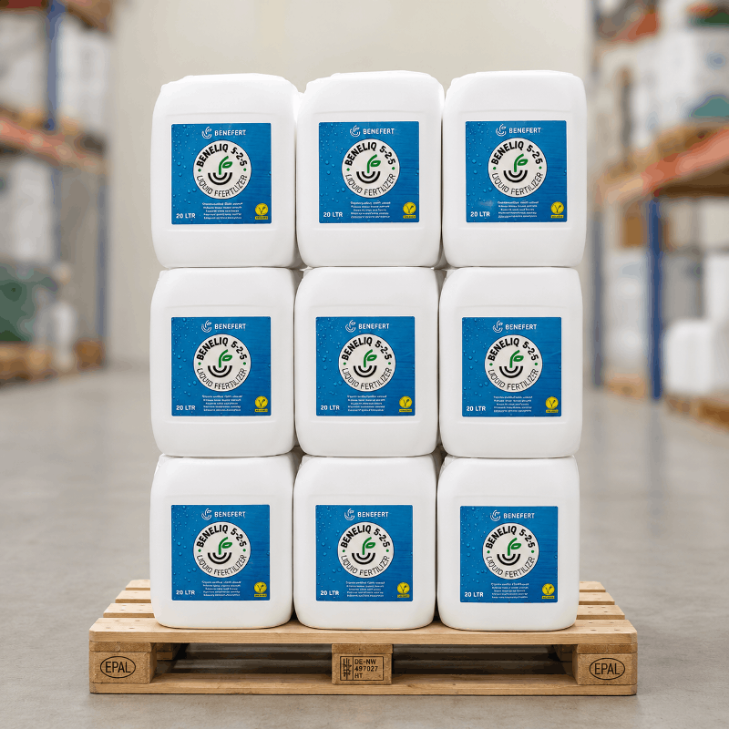 BeneLIQ 5-2-5 – Pallet met cans 20L (klein)